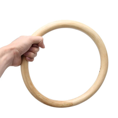 Kung Fu Wing Chun Hoop Wood Rattan Ring Sticky Hand Strength Training tool