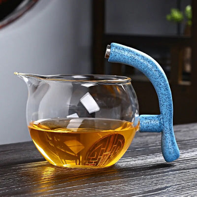 Kungfu Magnetic Water Diversion Glass Tea Set